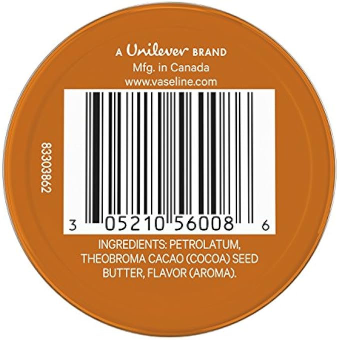 Vaseline LIP THERAPY BALM TIN (COCOA BUTTER, 0.6OZ) - Image 2